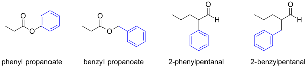 Fig 02 Phenyl vs Benzyl Compounds